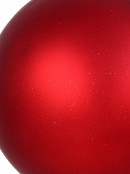 20cm Shiny Metallic Red Large Display Christmas Bauble