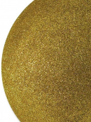 Gold Glittered Large Bauble Display Decoration - 20cm