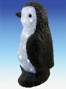 Small Acrylic Led Penguin Light Display - 32cm