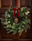 60cm Botanical Mixed Foliage Christmas Wreath With Pine Cones