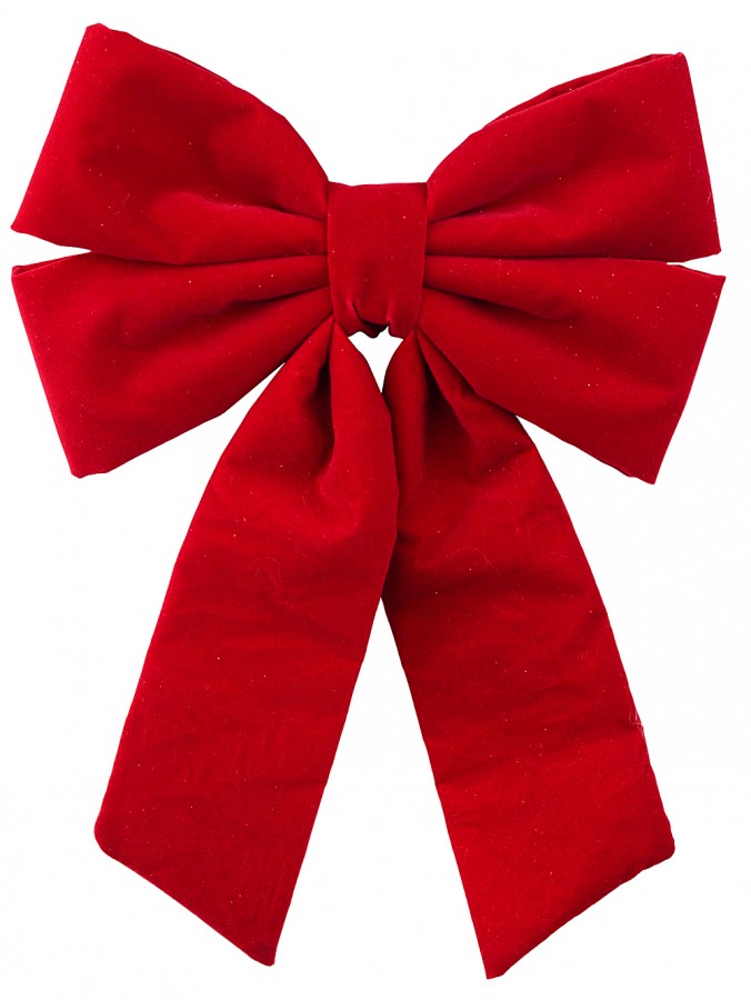 Dynamic Regal Burgundy Grand Matte Velvet Decorative Bow | 30cm