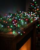 500 Multi Christmas Colour LED String Fairy Lights 8 Function With Timer | 25m