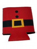 Assorted 10cm Santa Suit Or Christmas Text Themed Stubby & Can Holders