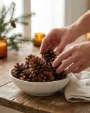 Natural Raw Jersey Pitch Pinecones | 150g