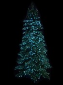Dynamic Starry Night & Static Light Fibre Optic Tree - 2.3m