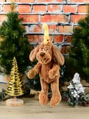 40cm Dr Seuss The Grinch Dog Max Chubs With Antler Plush Toy