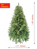 Virginia Pine Christmas Tree - 1.8m