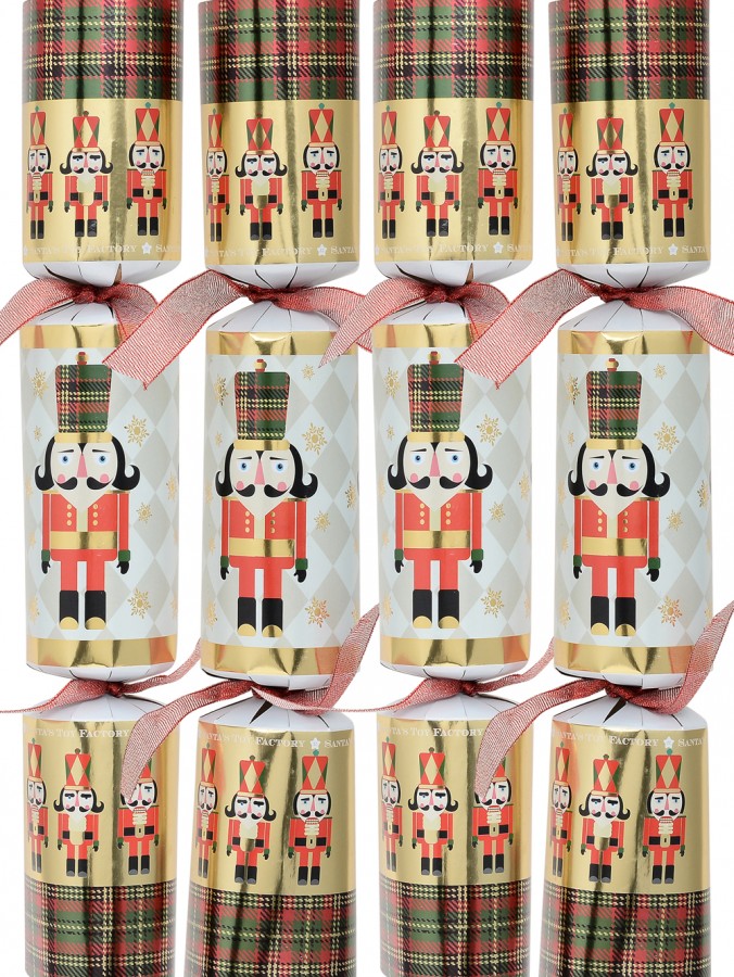 Traditional Nutcracker Pattern Design Christmas Cracker Bon Bons - 10 x 36cm