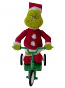31cm Mr Grinch Singing On A Tricycle Scooter Animated Plush Toy