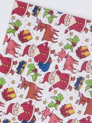Assorted 8m x 70cm Christmas Decor, Icon & Characters Paper Gift Wrap