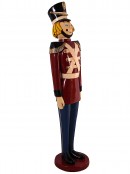 Nutcracker Tin Soldier Resin Life Size Christmas Decoration Ornament - 1.7m