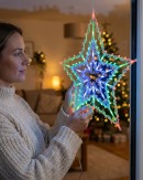 53cm Concentric Stars Multi Colour LED Outdoor Christmas String Light Display