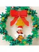 Nanoblocks Christmas Wreath, Bow & Bell Christmas Toy - NBC_220 580 Piece