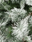 Snow Dusted Hinged Pine Christmas Tree With 626 Tips - 1.8m