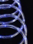 Blue & Cool White LED Christmas Rope Light - 30m