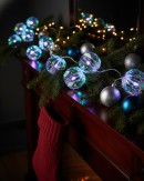 15 Cool White LED With Iridescent Geometric Spheres 2 Function | 2.1m