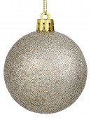 32x 60mm & 15cm Platinum Matte, Shiny, Pearl & Glitter Christmas Baubles