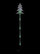 6 Green LED Tree Solar Stake Light - 66cm