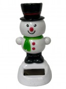 Assorted Santa, Snowman & Elf Solar Dancing Christmas Figurines