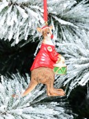 75mm Kangaroo Drummer Soldier Resin Christmas Tree Ornament