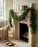 2.7m Balsam Pine Christmas Garland | 240 Tips