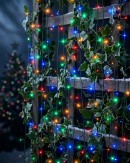 200 Multi Colour LED Solar String Fairy Lights 8 Function | 20m