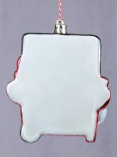 10cm Glossy Mobile BBQ Grill Christmas Tree Ornament