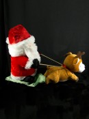 Santa & Reindeer Animation - 32cm