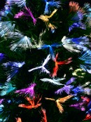 1.5m Vivid Multi Colour Dynamic LED Fibre Optic Christmas Tree With 185 Tips