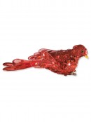Red Sequin Glitter Birds - 2 x 14cm