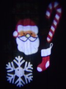 Moving Christmas & Party Icons Garden Laser Projector Light - 12m X 12m