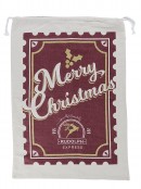 Merry Christmas Gift Santa Sack - Specially Delivered By Rudolph Express - 70cm