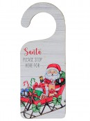 Assorted Santa Claus & Motto Theme Print Bedroom Door Hangers