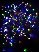 180 Multi Colour LED Bullet Bulb Fairy String Lights - 9m