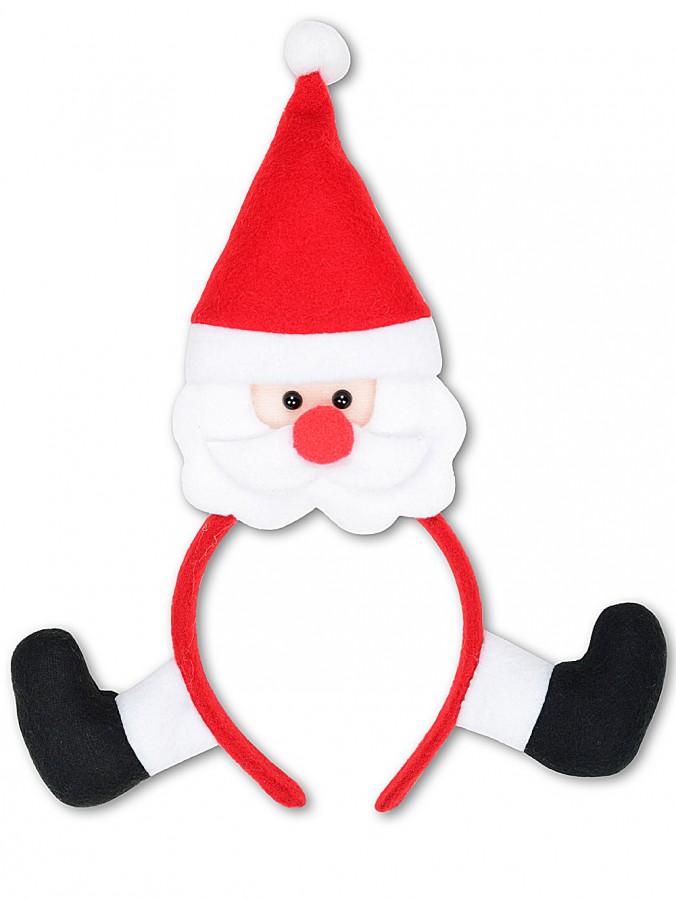 Cute Santa Claus Elfybacking Christmas Headband - One Size Fits Most