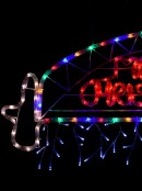 Merry Christmas Sydney Harbour Bridge Rope Light Silhouette - 95cm