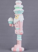 25cm Christmas Sweets & Cupcakes Santa Resin Figurine Ornament