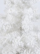 White Foxtail Pine Lightly Flocked Slim Christmas Tree With 212 Tips - 1.5m
