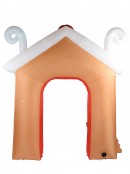 Gingerbread & Candy Theme Arch Illuminated Christmas Inflatable Display - 3m