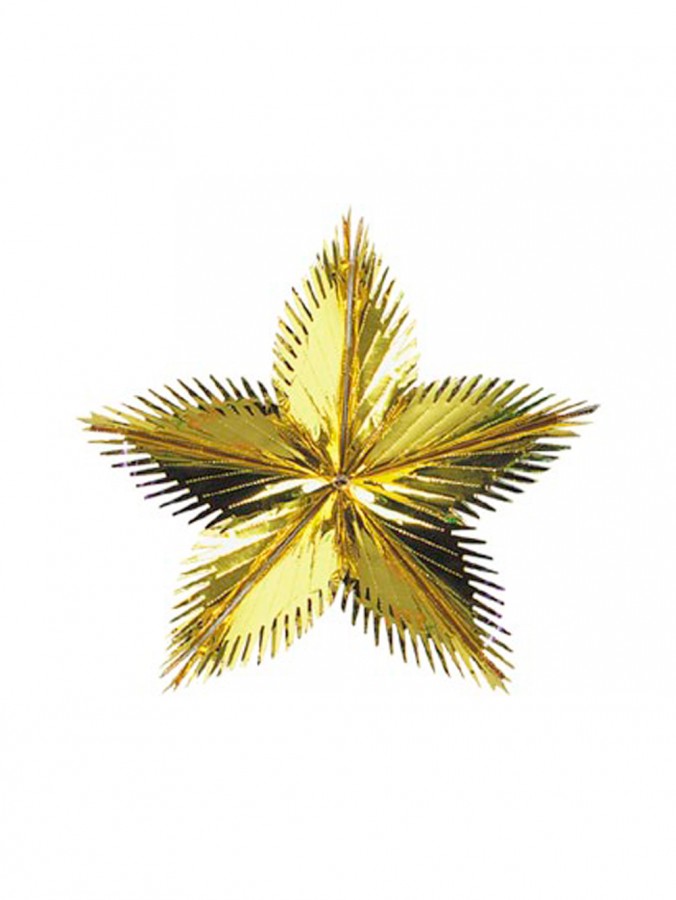 Gold Metallic Leaf Starburst - 40cm