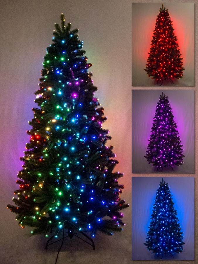 Multi Colour & Function Dancing Light Fibre Optic Tree - 1.8m | Product ...