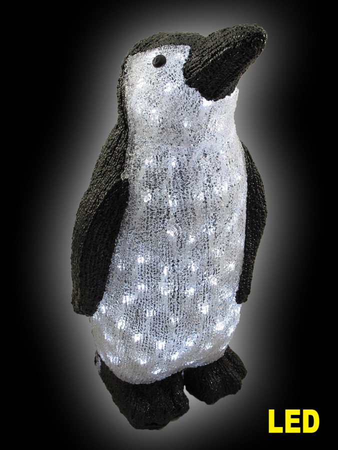 Large LED Penguin Illuminated Ornament - 50cm