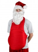 Red Santa Stuffable Novelty Costume Belly - One Size Fits Most