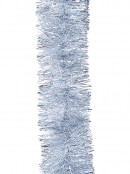 5m Silver Metallic Fir Needle 8ply 10cm Tinsel Garland