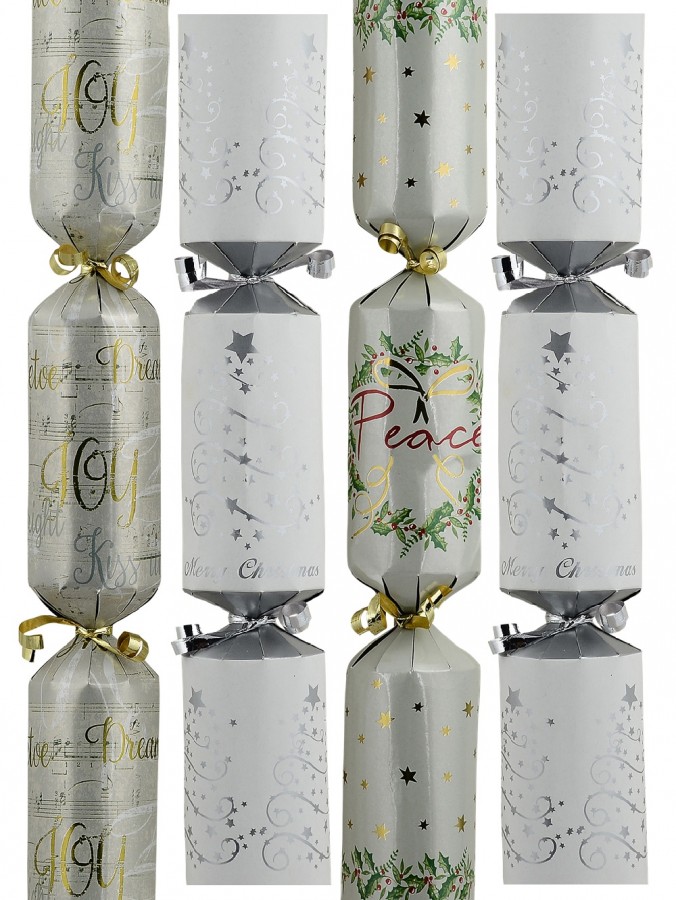 50x Eclectic Mix Icon & Text Christmas Bon Bons (Crackers) | Multi Size Pack