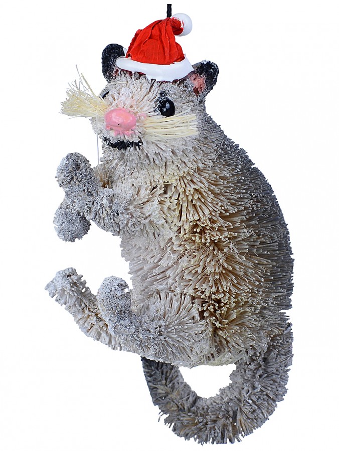 Pygmy Possum Australian Native Wildlife Christmas Hanging Decoration - 11cm