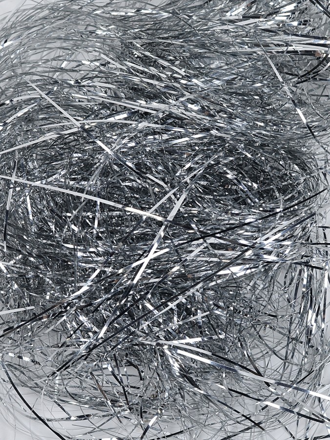 300 Metallic Silver Tinsel Lametta Icicles
