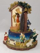 Wind Up Musical Nativity Scene Ornament - 17cm