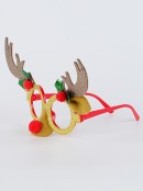 Reindeer Antlers, Ears & Nose Novelty Christmas Glasses - One Size Fits Most