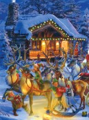 Winter Wonderland North Pole Scene Christmas Jigsaw Puzzle - 1000 pieces